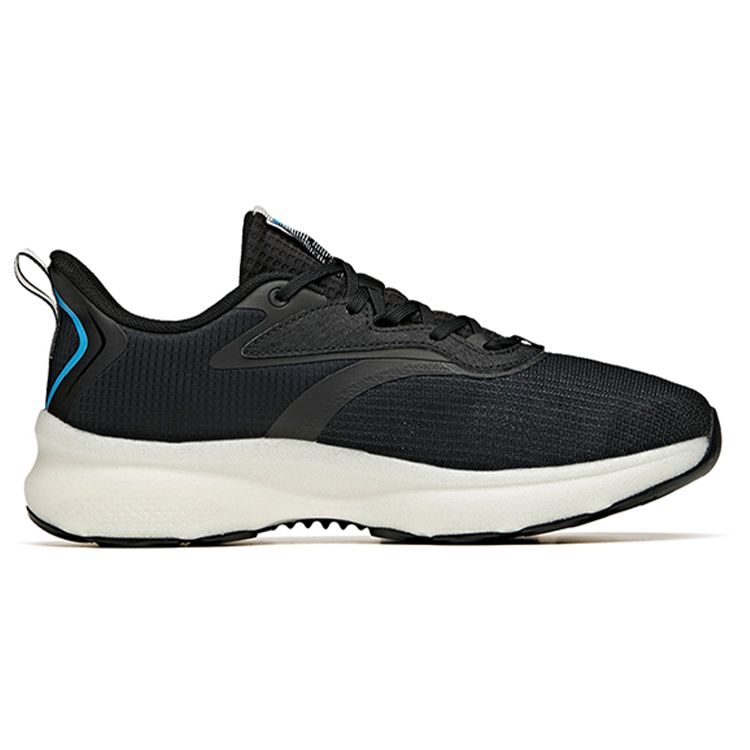 Anta Comfortable Breathable Low-Top Running Shoes Men Sneakers Black 112125520-1