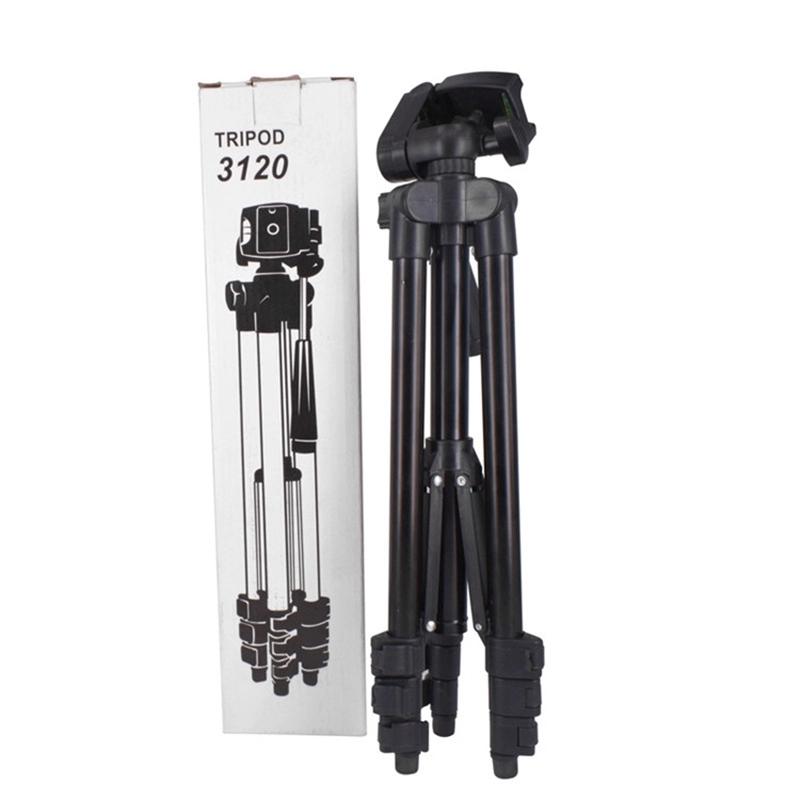 Multipurpose Tripod 3120: Camera Stand Selfie Stick Mobile Phone Stand All in One 3120 чёрный