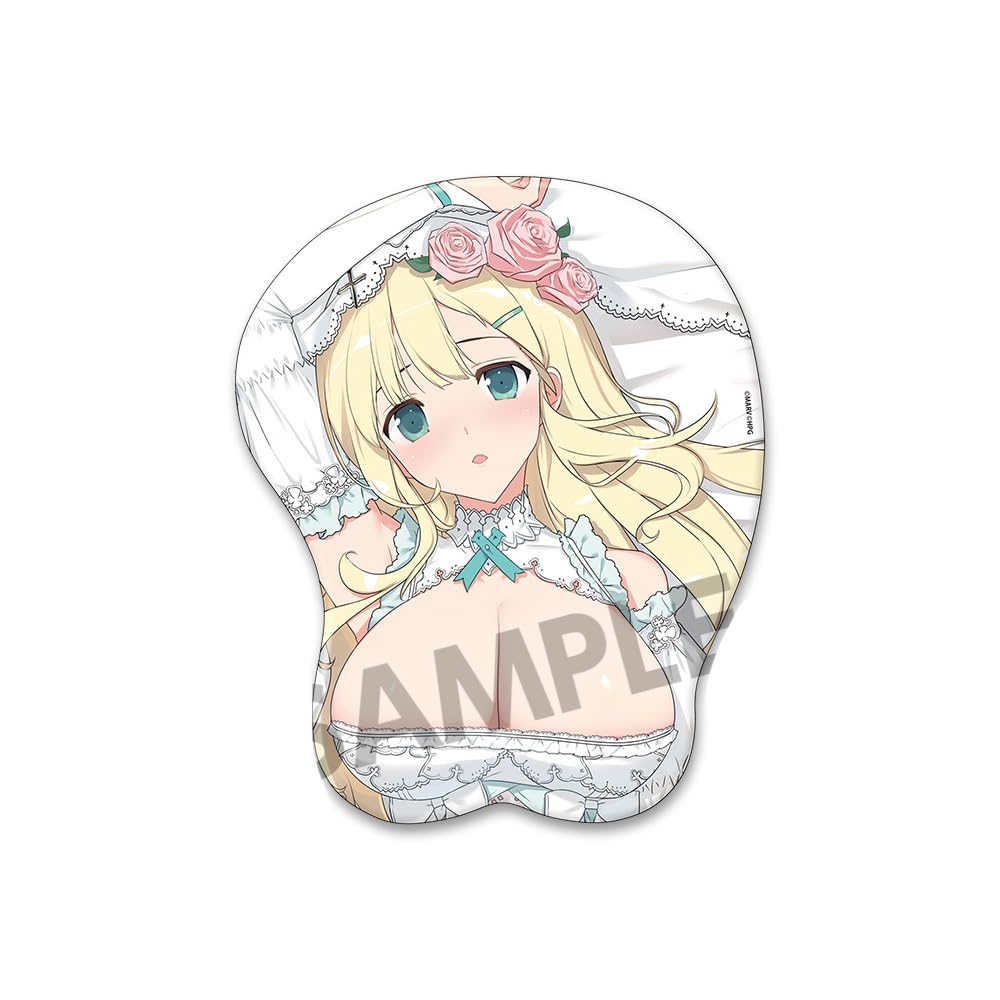 Senran Kagura Original Illustration Oppai Mousepad: Yomi Wedding Ver.