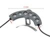 Ancient Temple Pavilion Waterproof Outdoor Tile Lamp 6W2