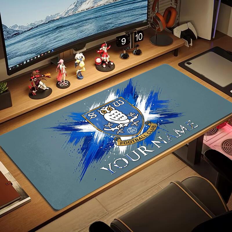 Sheffield Wednesday Football Club Print  Cushion Non-slip Laptop Tablet Big Mousepad XXL Mat Mini PC Playmat With Lock edge