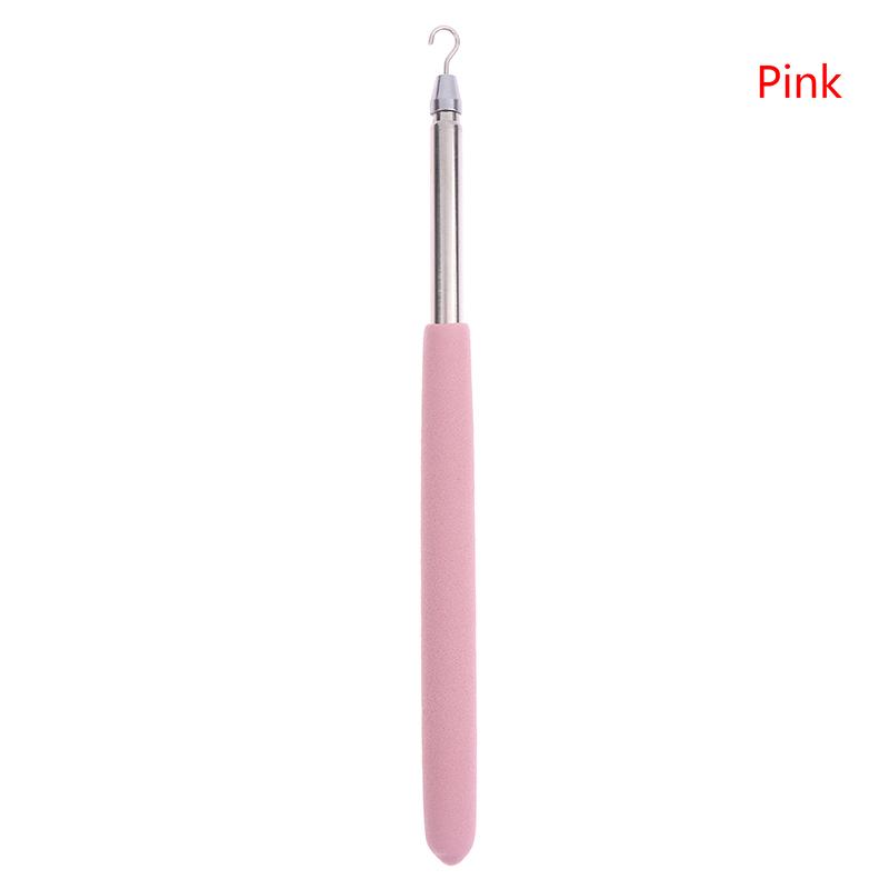 1Pc Bracelet Helper Tool Hook Easy Jewelry Wearing Tool Aid Assistance Metal Portable Bracelet Buddy Fastening Helper розовый