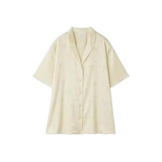 gelato pique (Gelato Pique) Satin Flower JQD Shirt PWFT242302 Women s