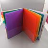 A4 Rainbow Loose-Leaf Binder Folder for Test Paper and Contract Storage