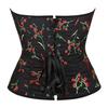 JYL TS Black Embroidered European Size Sexy Waistband Beauty Palace Shaper