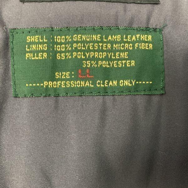 COLOURS by ALEXANDER JULIAN Lambskin Leather Coat Outer Jacket Men's LL Brown Thinsulate Lined