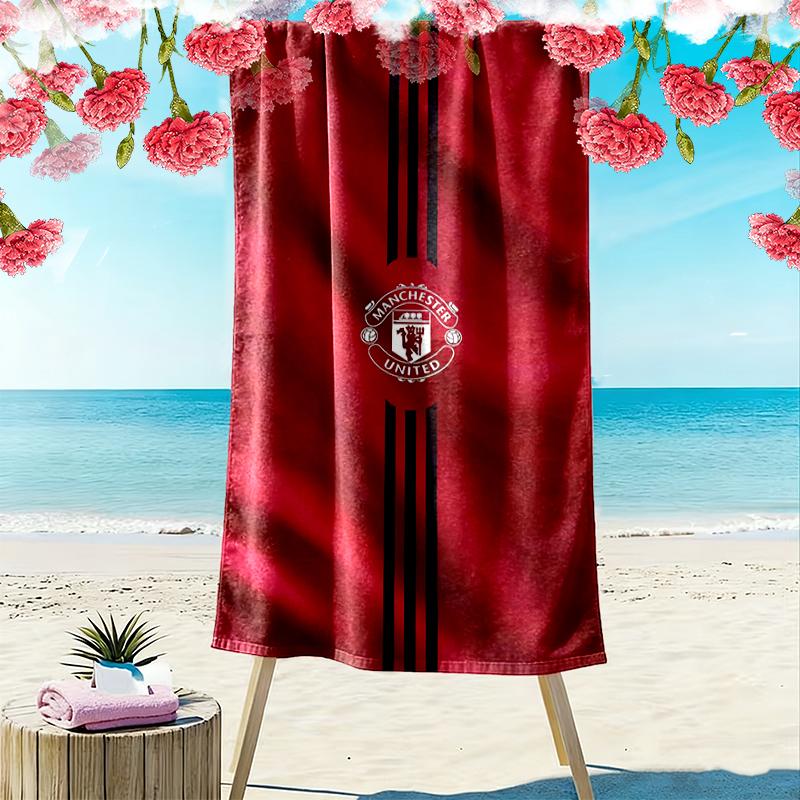 Manchester United Manchester City Strandtuch Geeignet für Reisen, Outdoor-Aktivitäten, Schwimmbäder, Yoga, Surfen, Camping, Wandern, Fitnessstudio