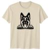 Playful GerUnisex Shepherd Dog Animals Unisexs TShirt Unisexs Tee Graphic Top
