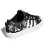 Disney X Adidas Originals NIZZA Goofy Slip Resistant Cushioning Low Top Skateboard Shoes Black Teenagers FW9596