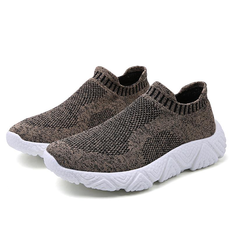 2024 New Men Sneakers Summer Fashion Casual Running Shoes Slip-on Comfortable Walking Shoes Socks Design Jogging Vulcanize Shoes
