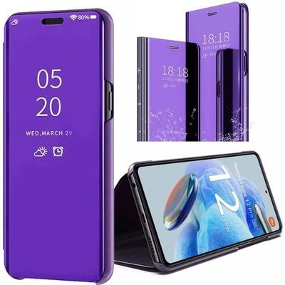 Coque Pour Xiaomi Redmi Note 12 Pro 5G Rabat Clear View Protection Antichoc - Violet