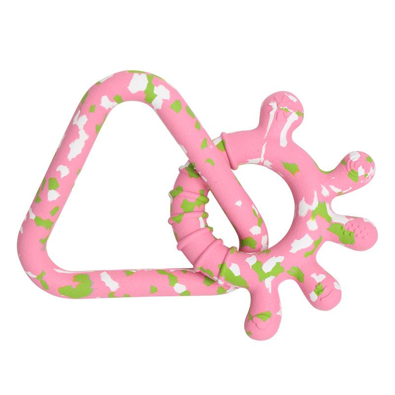 

Dog Rubber Toban Ring Toy Dog Teeth Pet Supplies Teeth Bite Wear-resistant Bite Toy Puppy Training Interactive Toysets