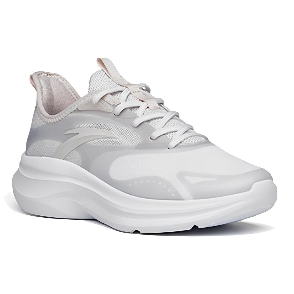 Anta Leaves 2.0 Thick Sole Comfortable Trendy Lightweight Low Top Casual Shoes Women sneaker Gradient-Silver-Gray 922225520-4