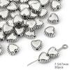 10-50 stk Legering Hjerte Butterfly Anheng Charms Shell Leaves Perler For DIY Armbånd Å gjøre smykker Funn