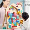 Tetris Blocks 3D Stereo Puzzle Toys for Kids, Ages 3-6 - Ideal Birthday Gift for Boys and Girls