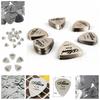 5/10Pcs Metal Guitar Pick 0.3mm Thin Durable Silver Color Professional Bass Ukelele Guitar Picks Guitar Amplifier Bass Guitar