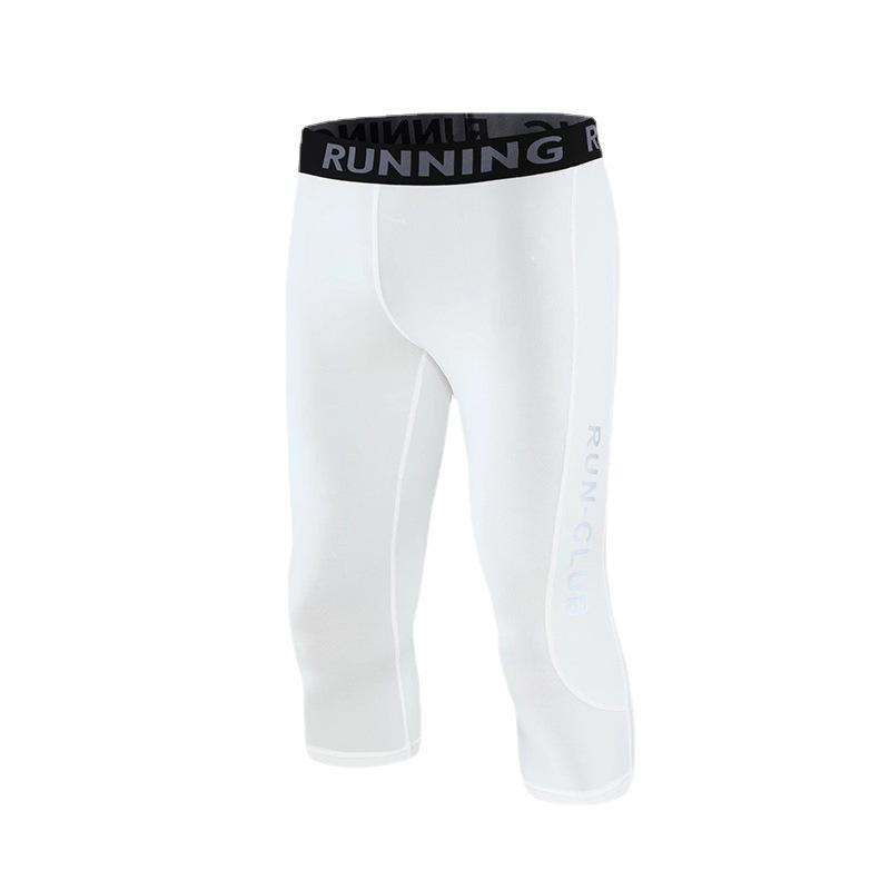 Men's Quick-Dry 7/8 Fitness Tights Sports Base Layer
