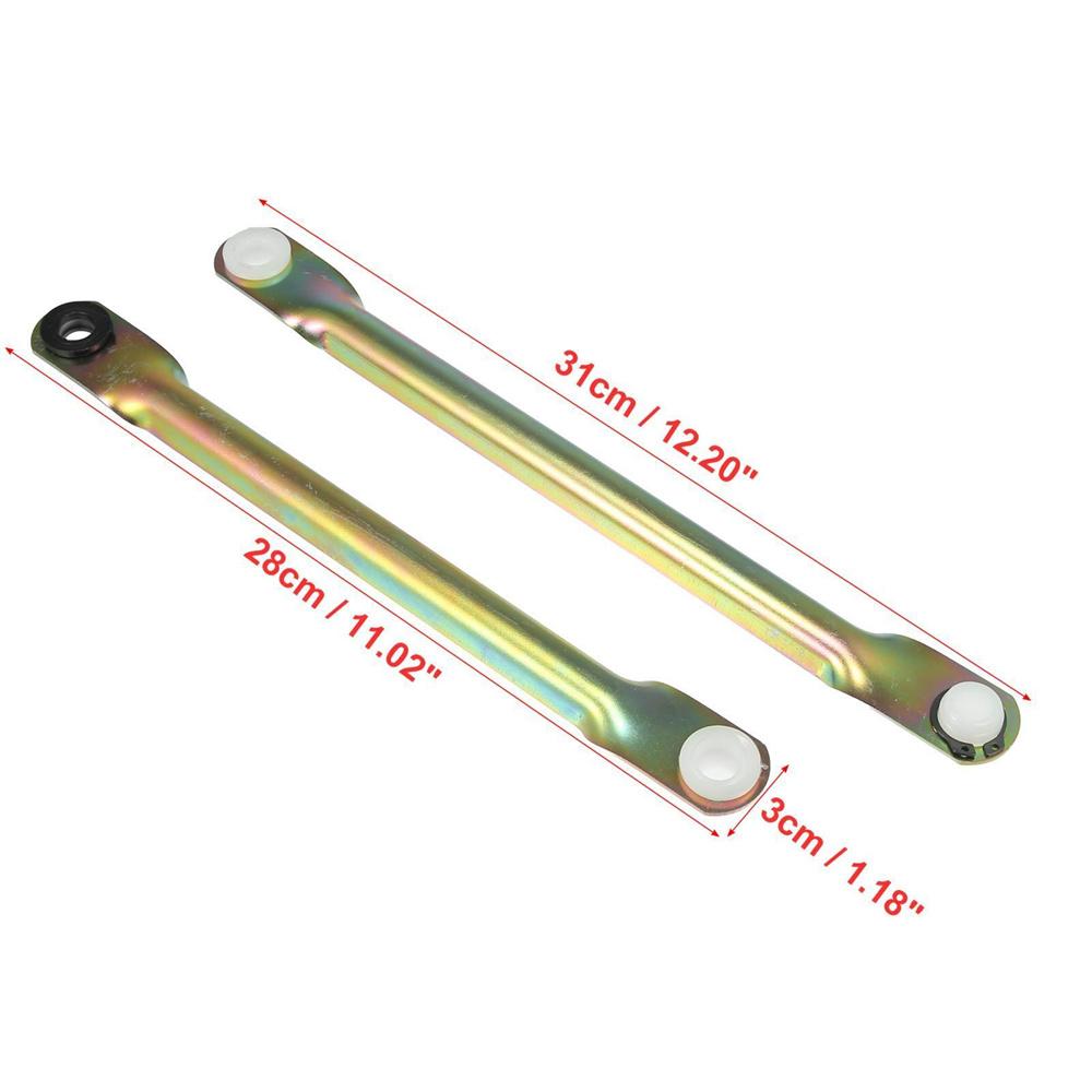 1Set/2pcs Car Wiper Motor Linkage Push Rod Kit Fits For Renault Kangoo 2008-2019