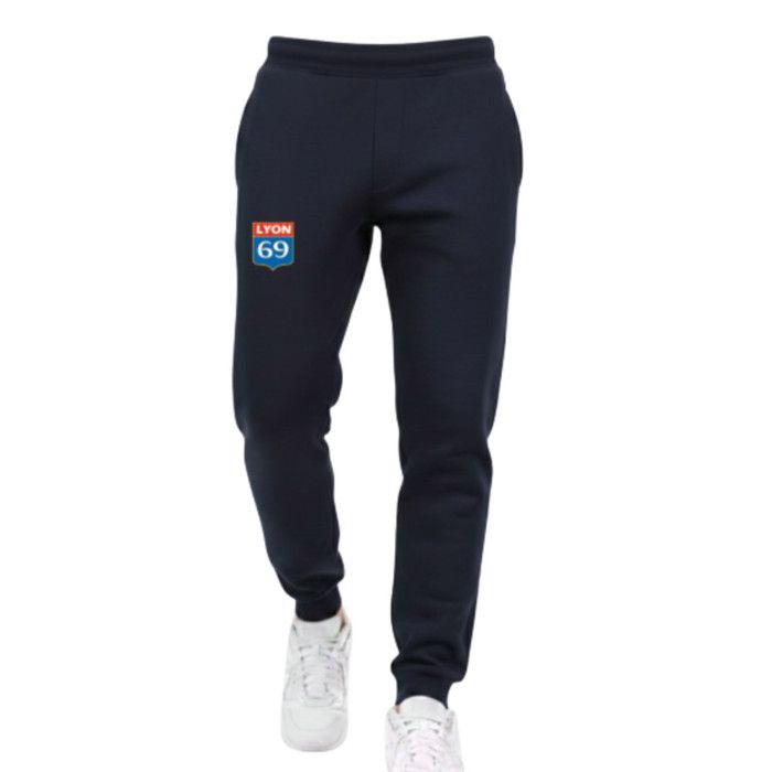 Ensemble Foot Homme Style Lyon 69 – Maillot & Jogging léger Urbain - - Bleu