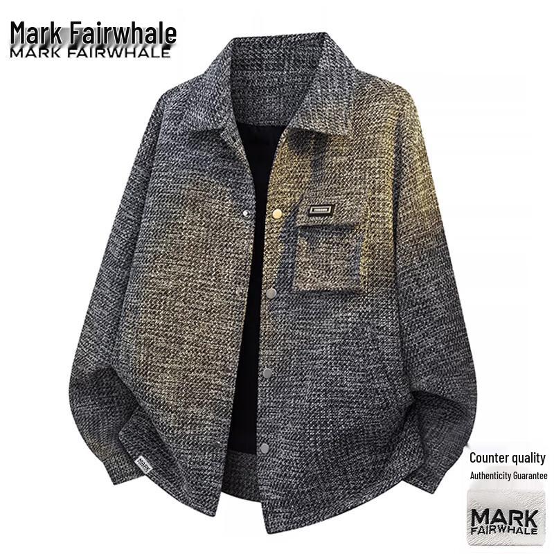 Mark Fairwhale Men's Spring/Autumn Loose-Fit Casual Jacket