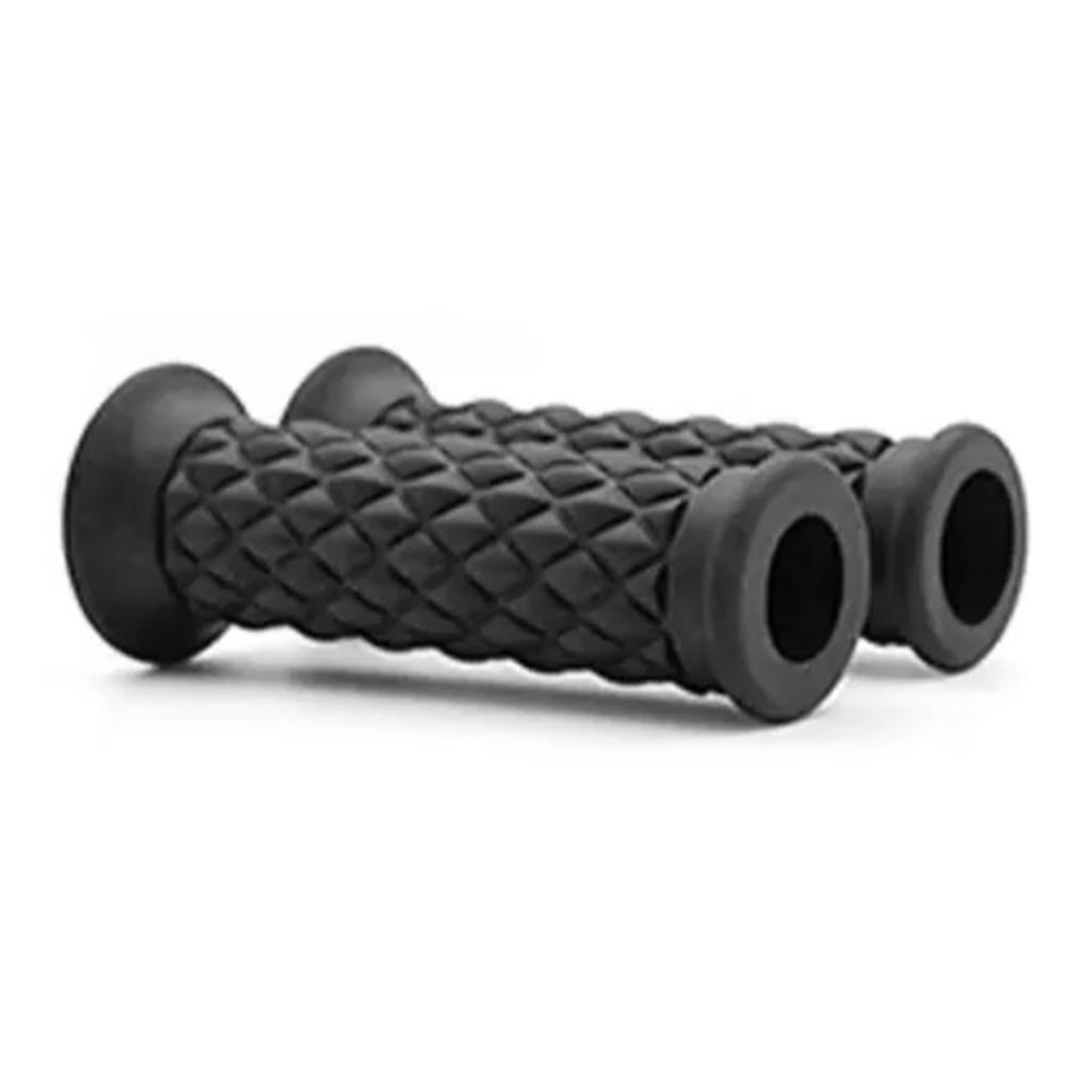 Motocycle Hand Grips Rubber Anti Slip Retro Unique Diamond Design Motocycle Handlebar Grips