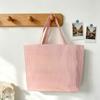 Striped Bag For Women Large Capacity Retro Casual Polyester Fashion Handbag For Daily Use