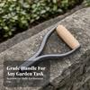 Y-Grip Tool Handle with Wooden Grip Two-Handed for Outdoor Work, Landscapers