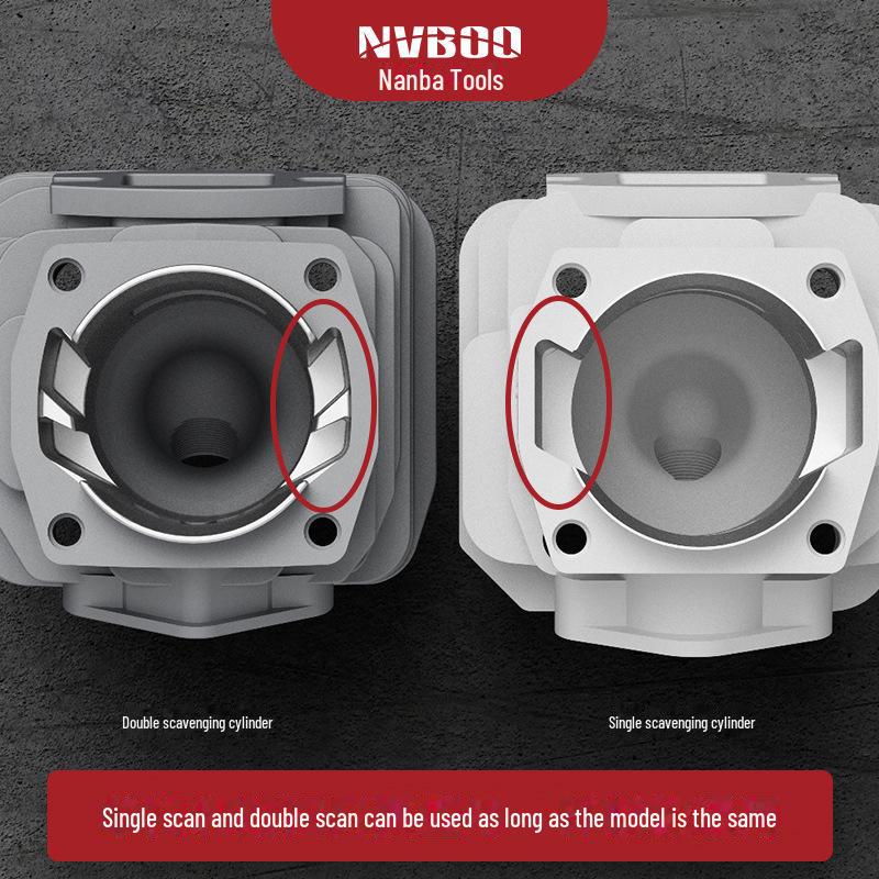 Chainsaw Cylinder & Piston Kit: 52/58CC