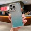 For iPhone 16 Pro Case Glitter Phone Case Rhinestone Decor Electroplating Protective Cover
