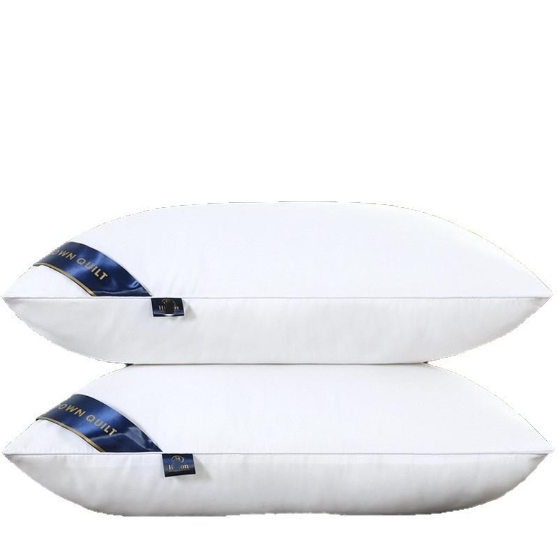 Hilton Five-Star Feather Velvet Pillow for Neck Protection - Perfect for Home or as a Gift