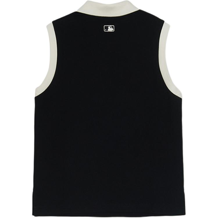 New MLB New York Yankees SS25 Polo Shirt Women's Black 3FPQB0353-50BKS