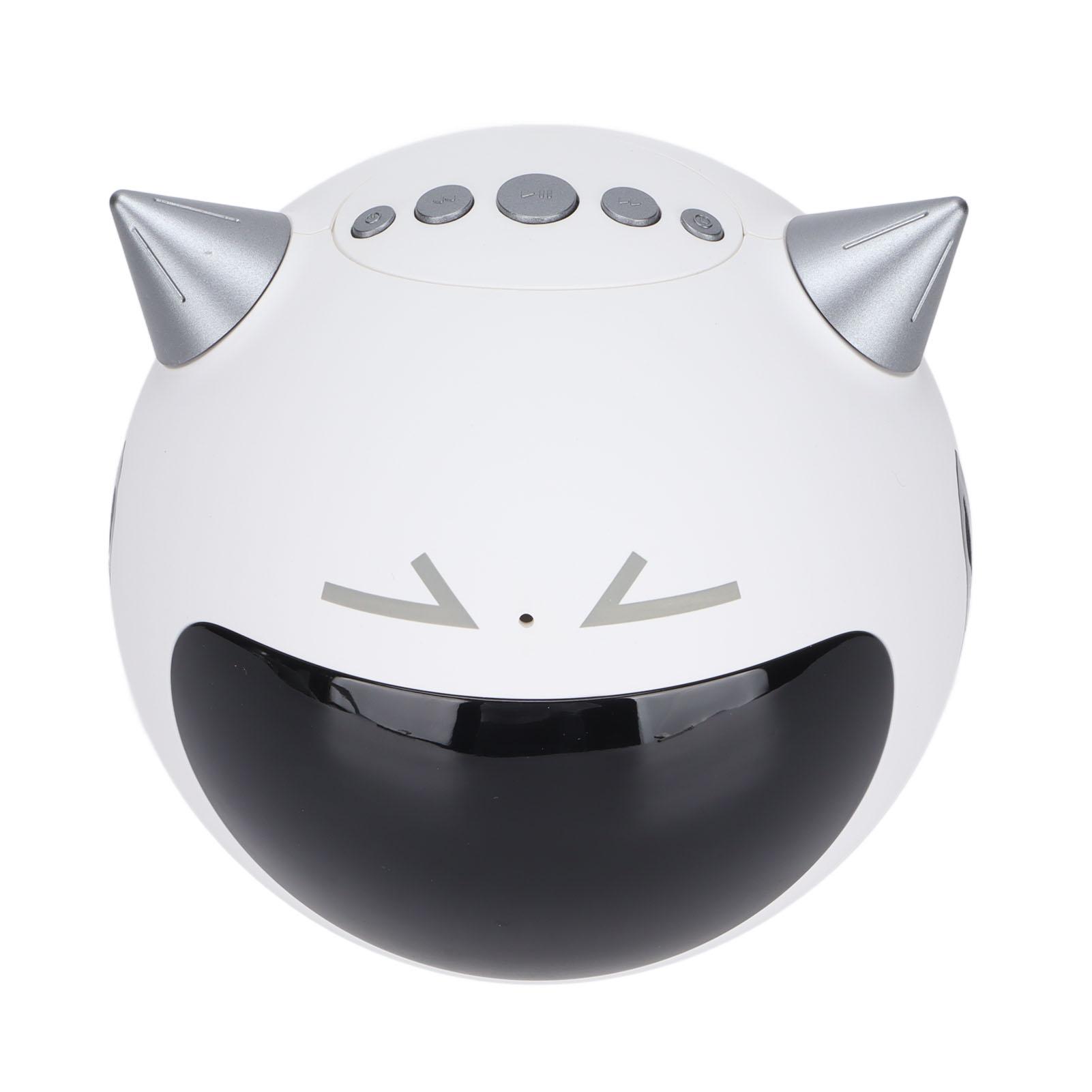 

Bluetooth Часы Динамик Функция караоке Светодиодный экран Дисплей Карта памяти Расширенное воспроизведение белый