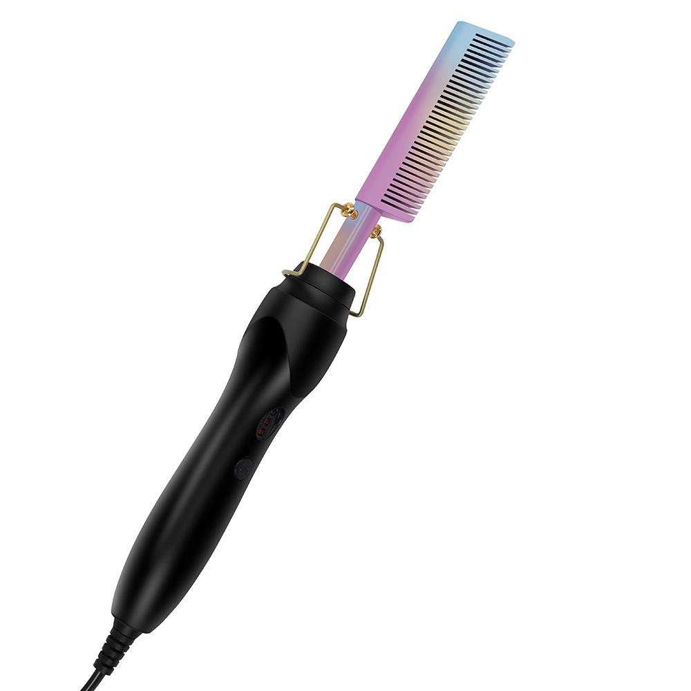 Wet and Dry Electric Heating Copper Comb - Straightening, Perming, Curling Iron Hairdressing Tool