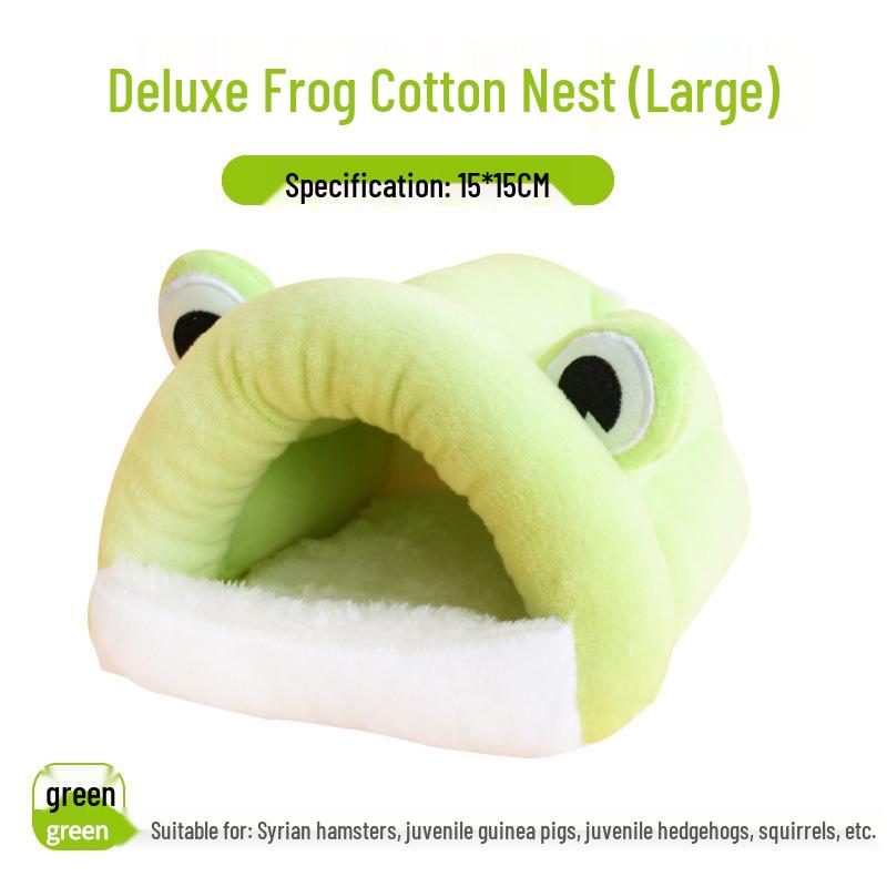 Winter Warm Cotton Nest for Small Pets: Hamsters, Chinchillas, Hedgehogs, Squirrels & Rabbits