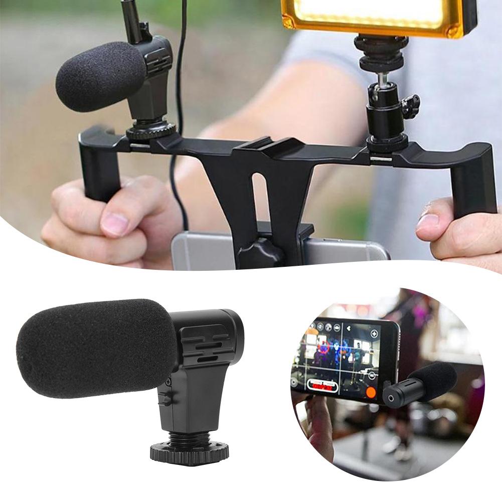 MAMEN MIC-06 Universal External Microphone Mobile Phone Camera for Live Broadcast Interview Vlog