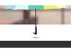 Automatic 16-Rib Rainbow Umbrella with Long Handle and Custom Logo