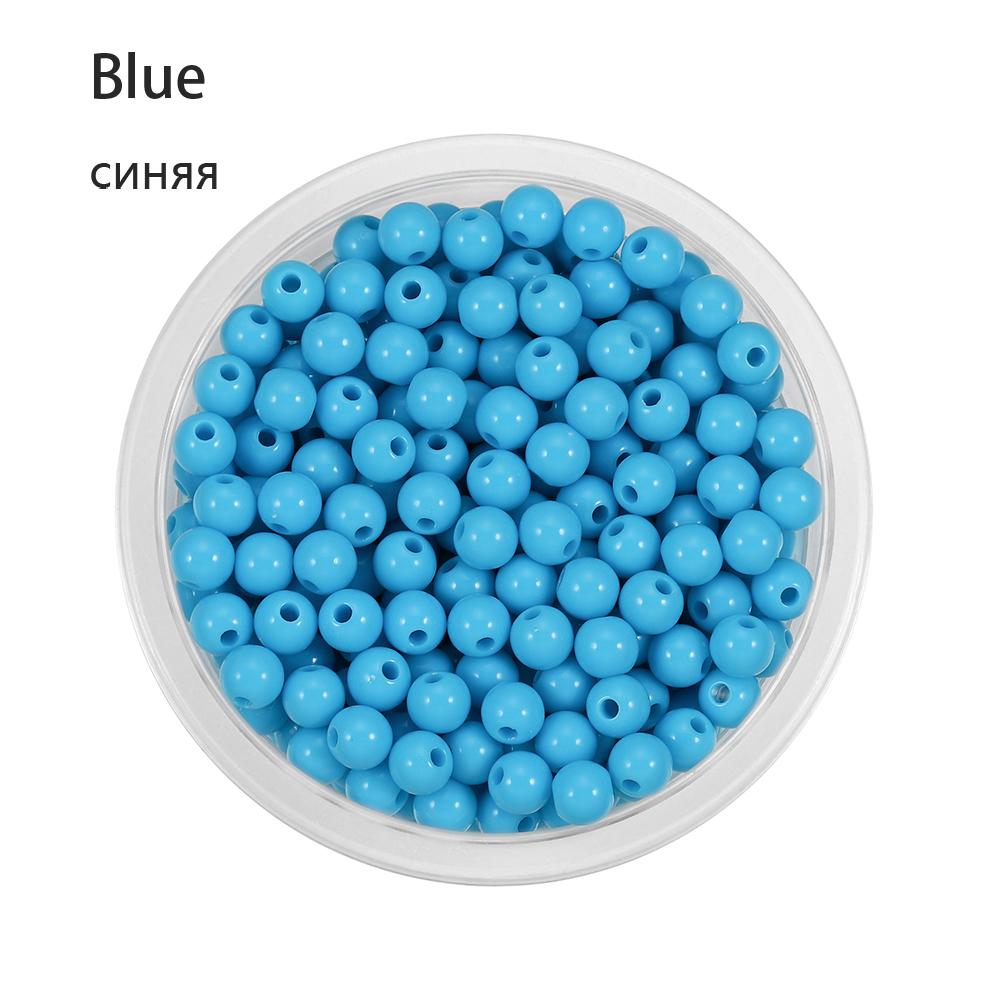10-200pcs Mixed Acrylic Plastic Smooth Round Ball Spacer Beads 6 8 10 12MM Pick Size For Jewelry Making Accessories