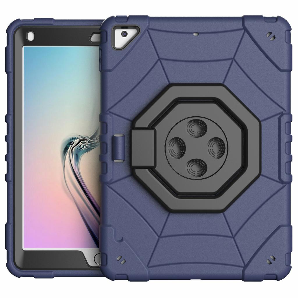 For iPad Air 2/iPad Pro 9.7 Inch (2016)/iPad 9.7-inch (2017)/(2018) Case Fidget PC+TPU Tablet Cover Spider Style