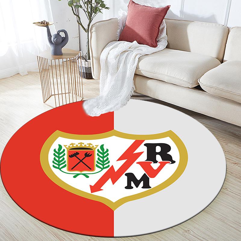 Rayo Vallecano Round Area Rug Under Office Chairs Bedroom Living Room Home Decor