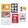 24PCS Christmas & Thanksgiving Greeting Card Set - Festive Holiday Designs for Gifts