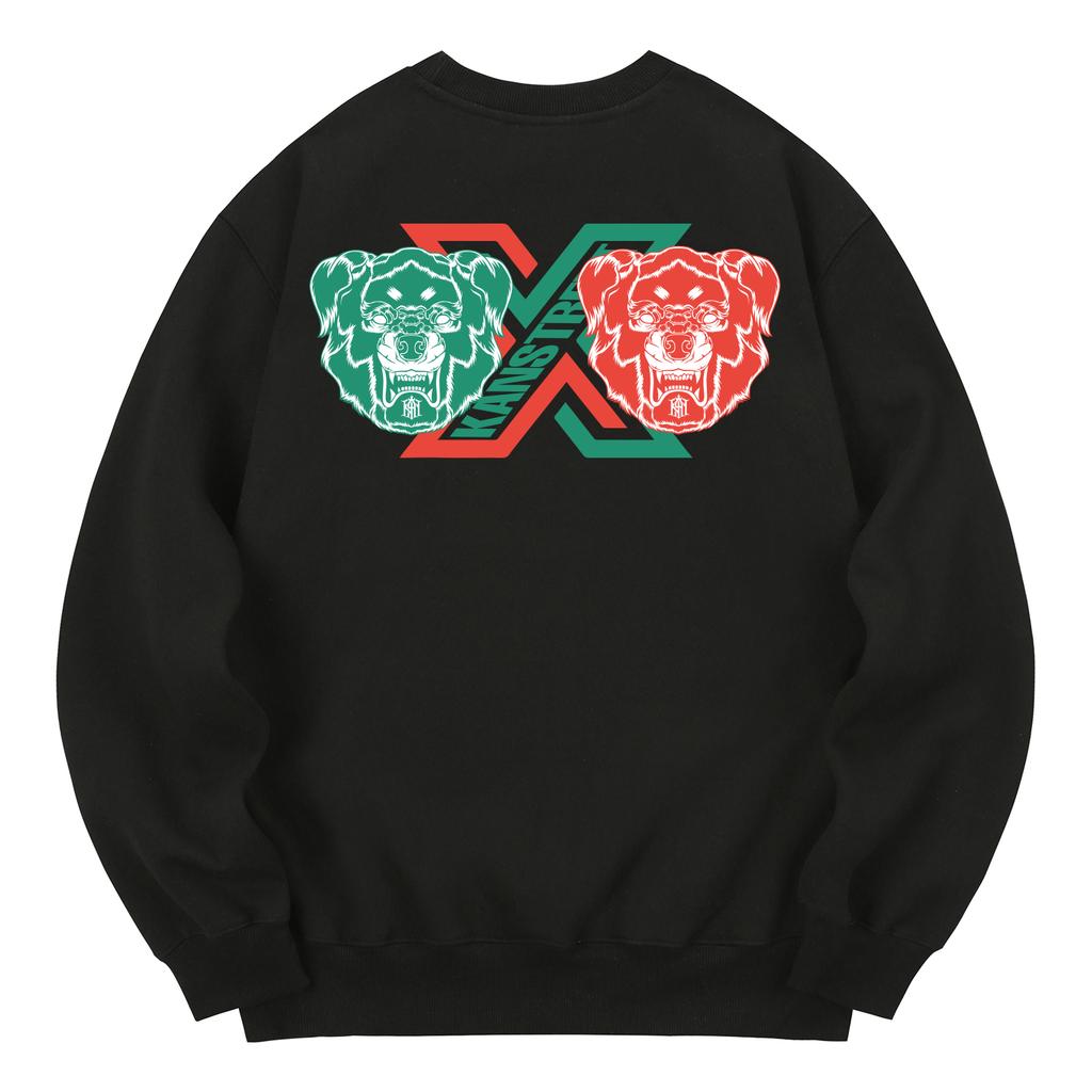KAN6312 Kmb0033 Lotx Fleece-Lined Sweatshirt - Black