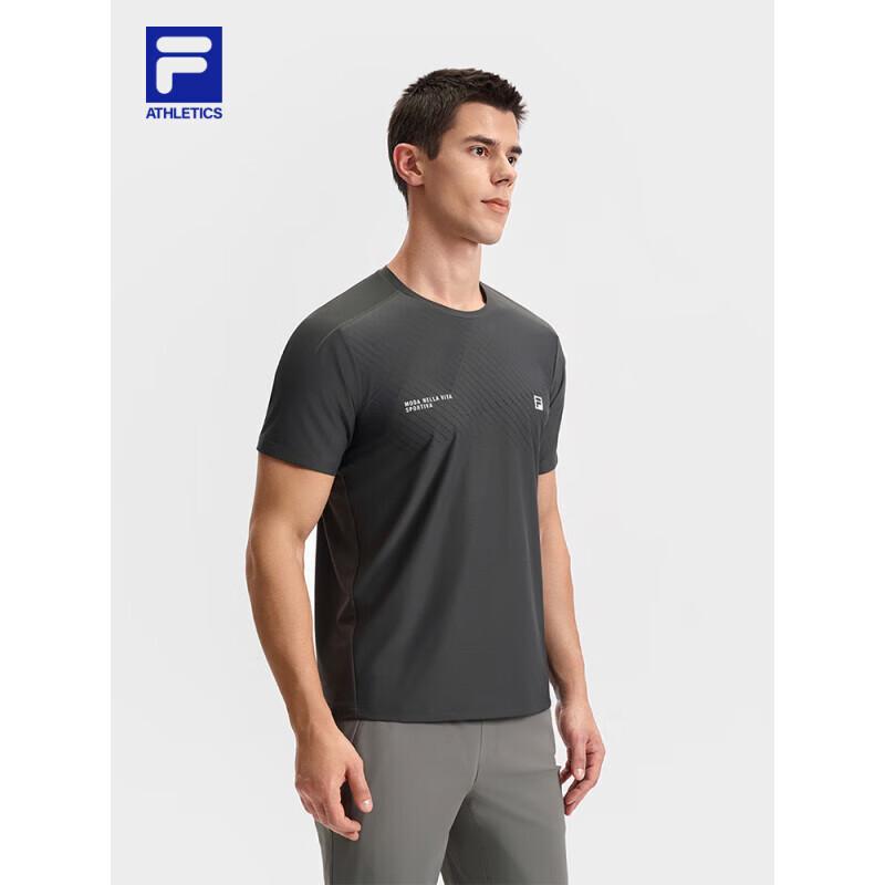 FILA Men s Basic Round Neck Knitted T-Shirt XXL
