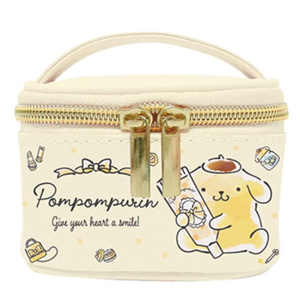 K Company Sanrio Characters Mini Vanity Pouch Pompompurin SAC-MV-PN H7 x W10.5 D8.5cm