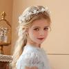 Frühling Böhmischen Mädchen Braut Perle Haar Kopfschmuck Blume Kranz Braut Girlande Kopf Hoop Stirnbänder Haar Schmuck Kinder Geschenke