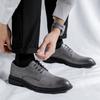 Fashion 2025 New Arrival Male Coiffeur Flats Leather Male Outdoor Shoes Lace-Up Men's Oxford Shoes Classic Formal Business Dress Shoes