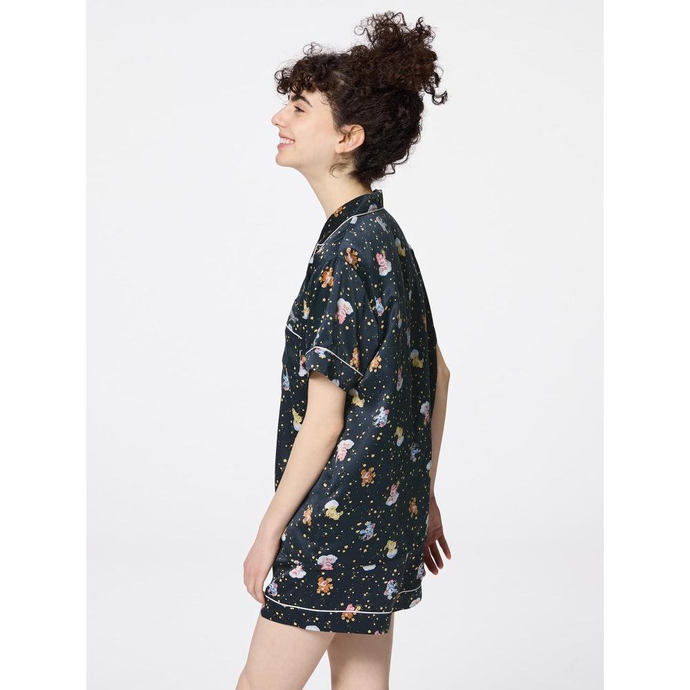 GU by Uniqlo Satin-Pyjama  Kurzarm   Shorts  Care Bears