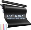 Blackboard Wall Stickers Blackboard Wallpaper Large Blackboard Contact Paper Roll Kdgself-adhesive Diyreusable Erasable Stickers
