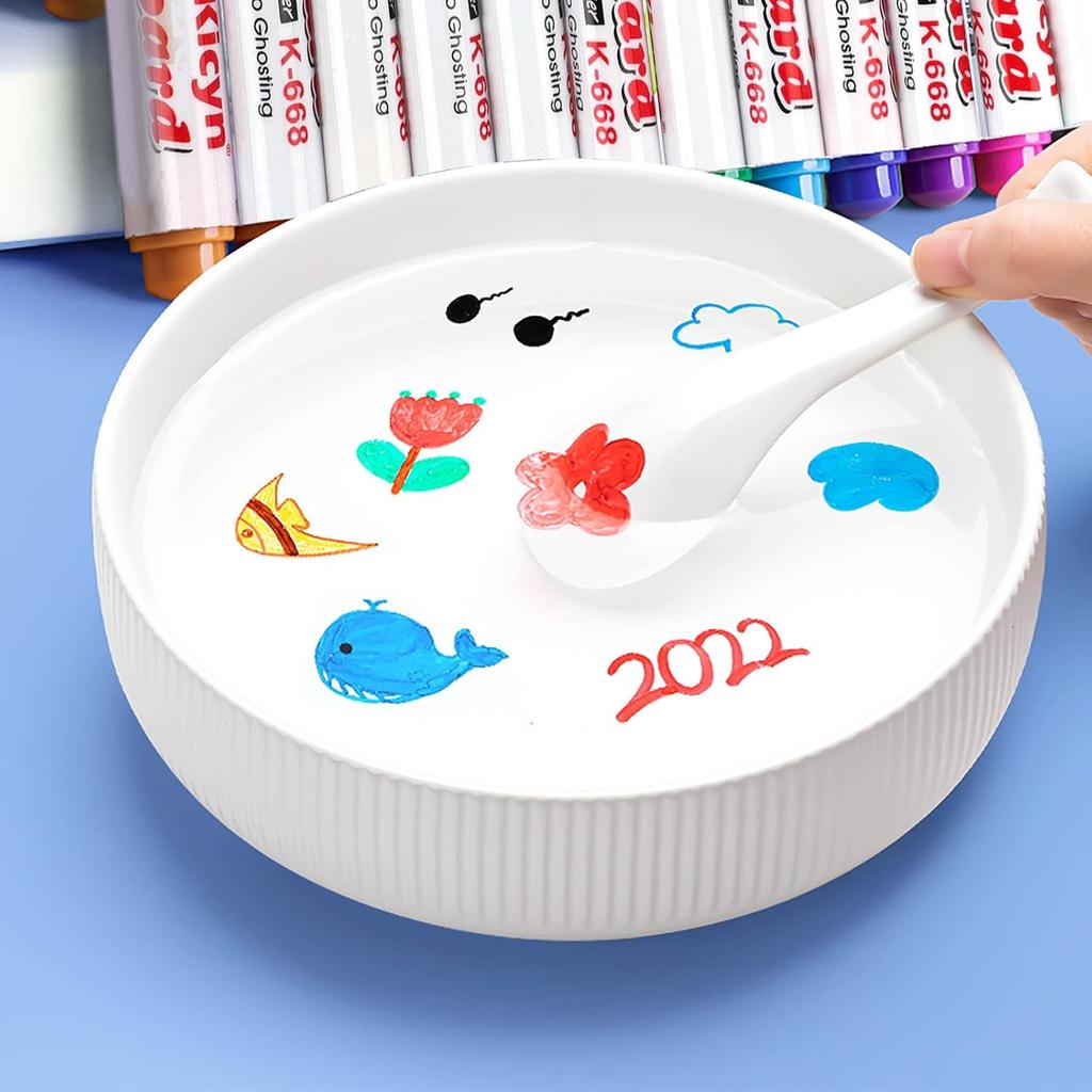 8/12 Color Magic Water Float Brush Erasable Color Graffiti Drawing Pen Student Whiteboard Marking Pen Children's Puzzle Toy Gift
