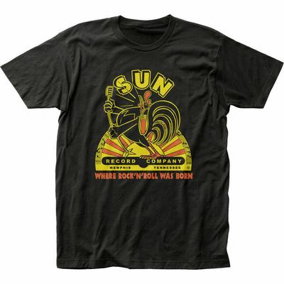 26 Sun Records Singing T Shirt Mens Licensed Rock N Roll Music Retro Tee New Black Unisex T-Shirt