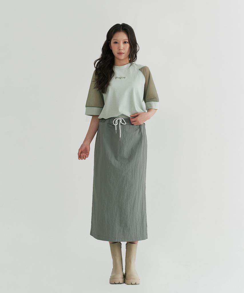 Peulleio Rib T-Shirt _ Light-Green